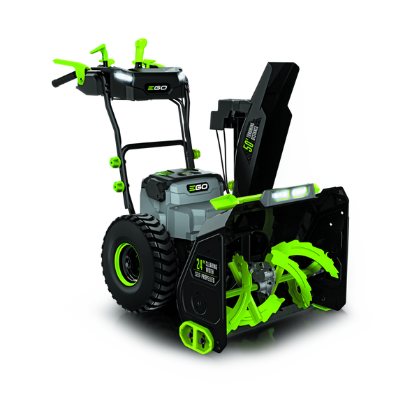 EGO POWER+ Snow Blower 24″ Self-Propelled 2 Stage with Two 10 Ah Batteries