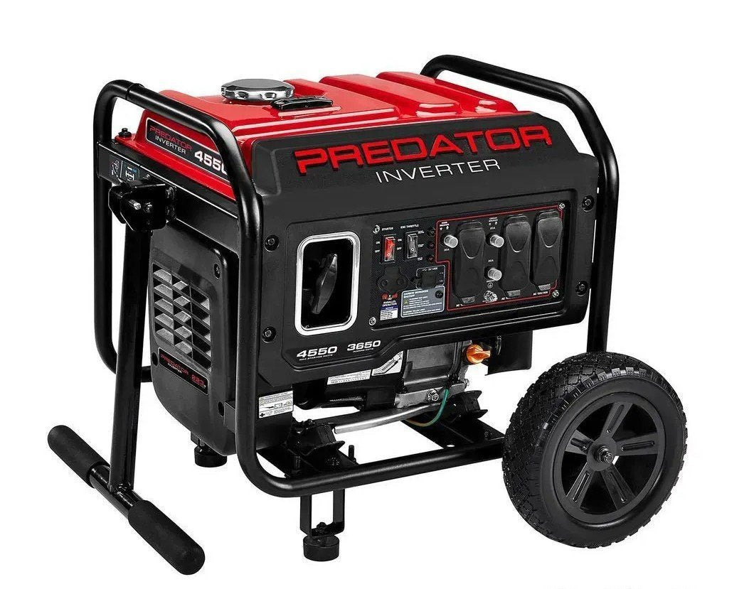 Predator 4550 Watt Open-Frame Inverter Generator With Co Secure Technology