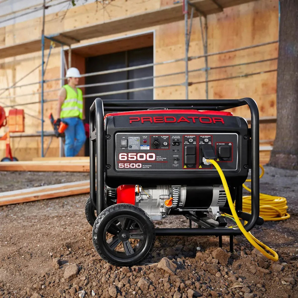 Predator 6500 Watt Gas-Powered Portable Generator With Co Secure Technology