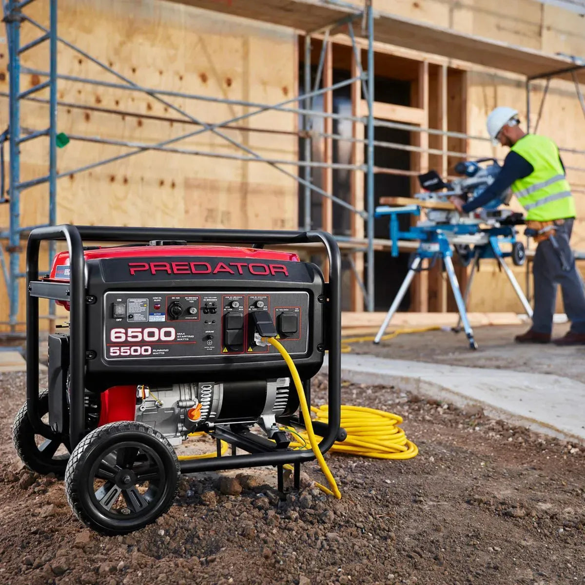 Predator 6500 Watt Gas-Powered Portable Generator With Co Secure Technology
