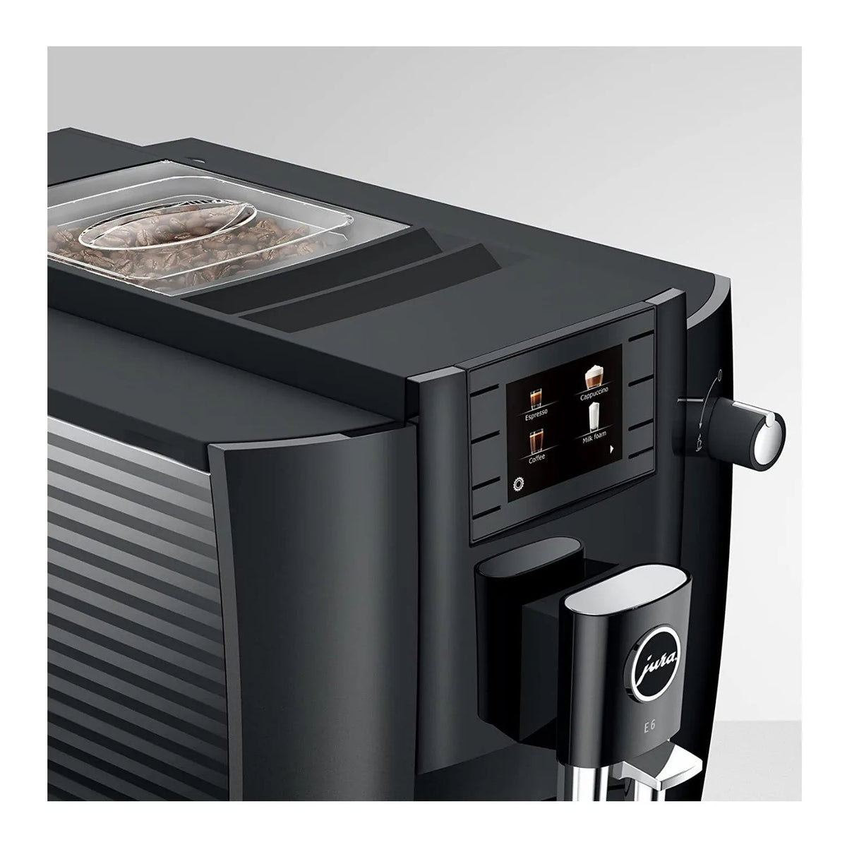 Jura 15622 E6 Automatic, Cost-Efficient Espresso Machine with Easy Cappuccino Function