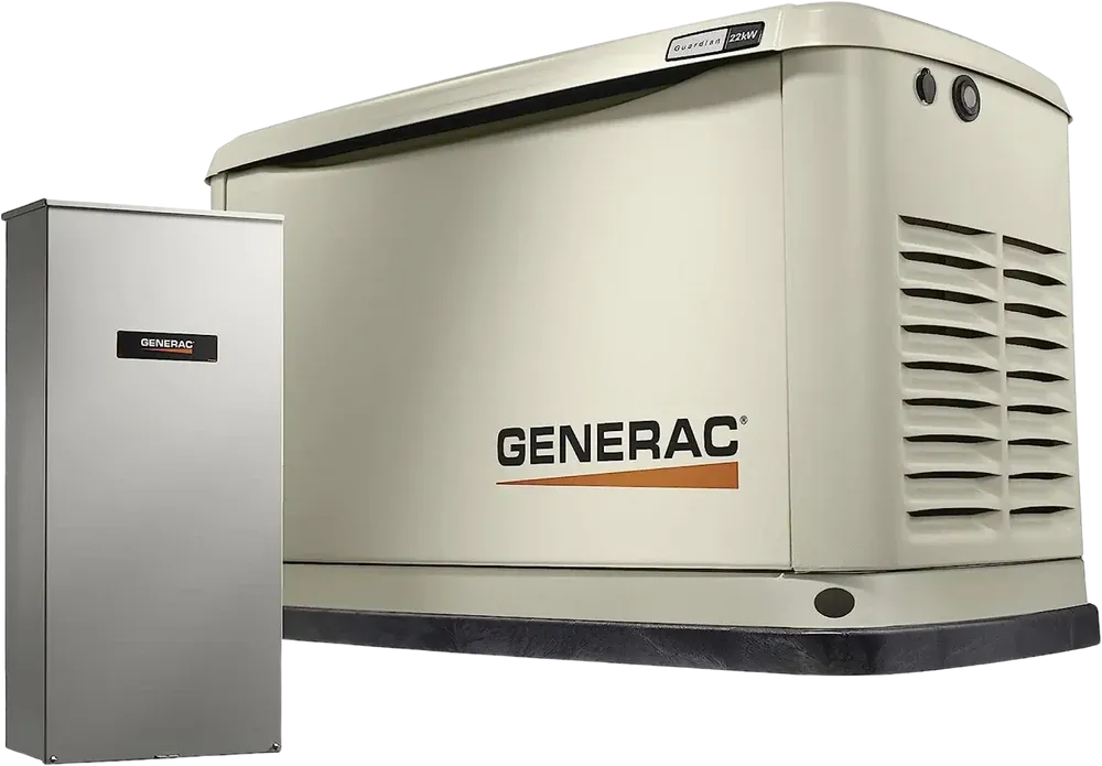 Generac Guardian 22kW Standby Generator 200A Switch 7043