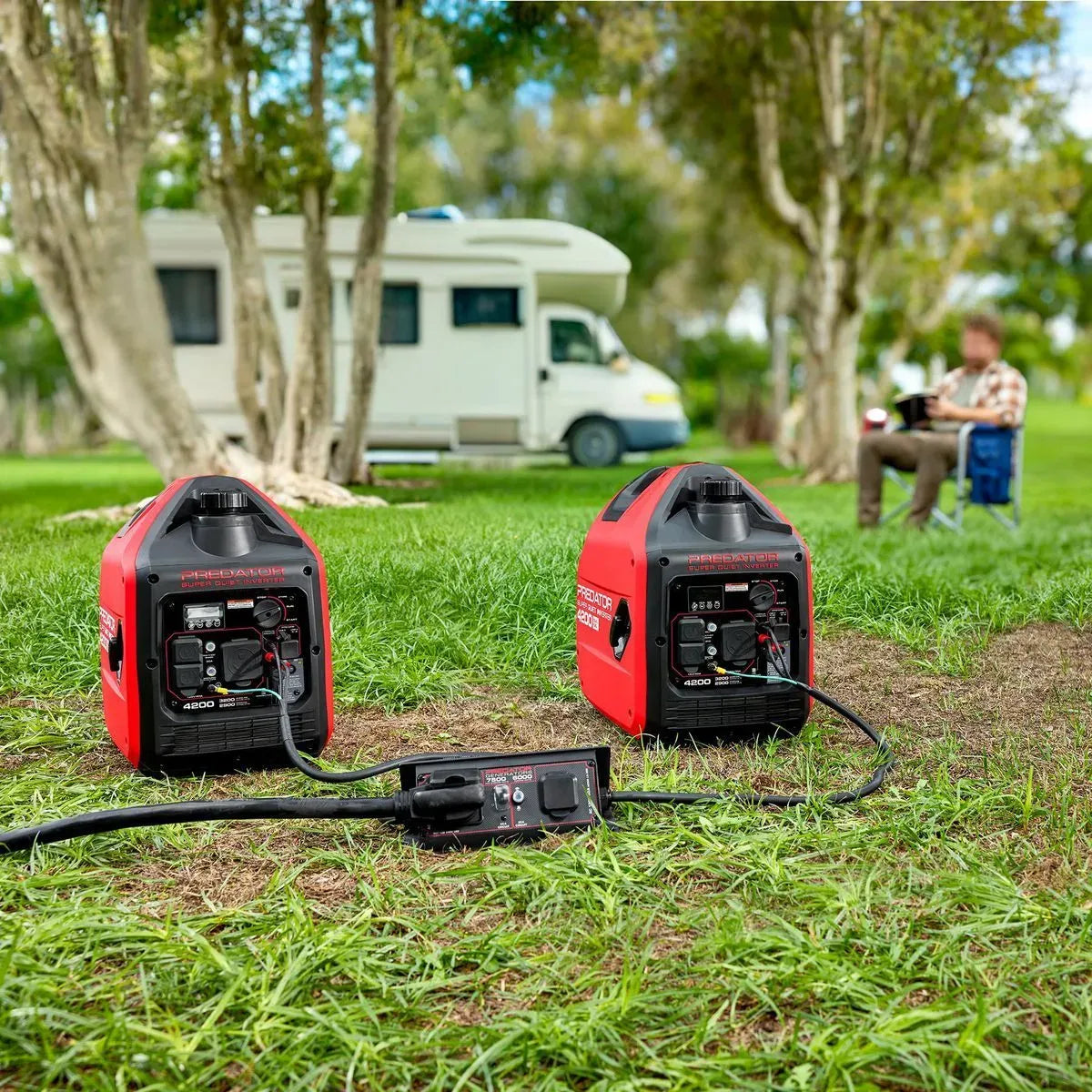Predator 4200 Watt Dual-Fuel Super Quiet Inverter Generator With Co Secure Technology