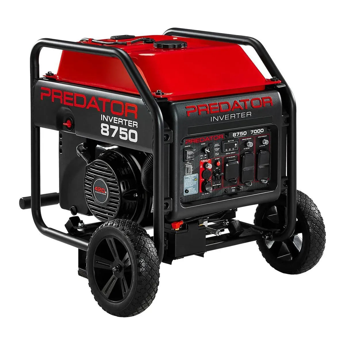 Predator 8750 Watt Open-Frame Inverter Generator With Co Secure Technology
