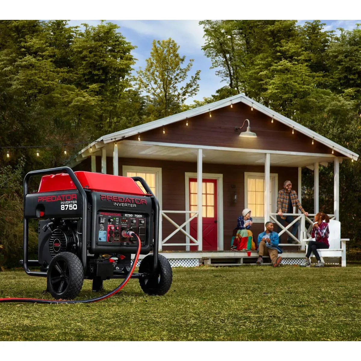 Predator 8750 Watt Open-Frame Inverter Generator With Co Secure Technology