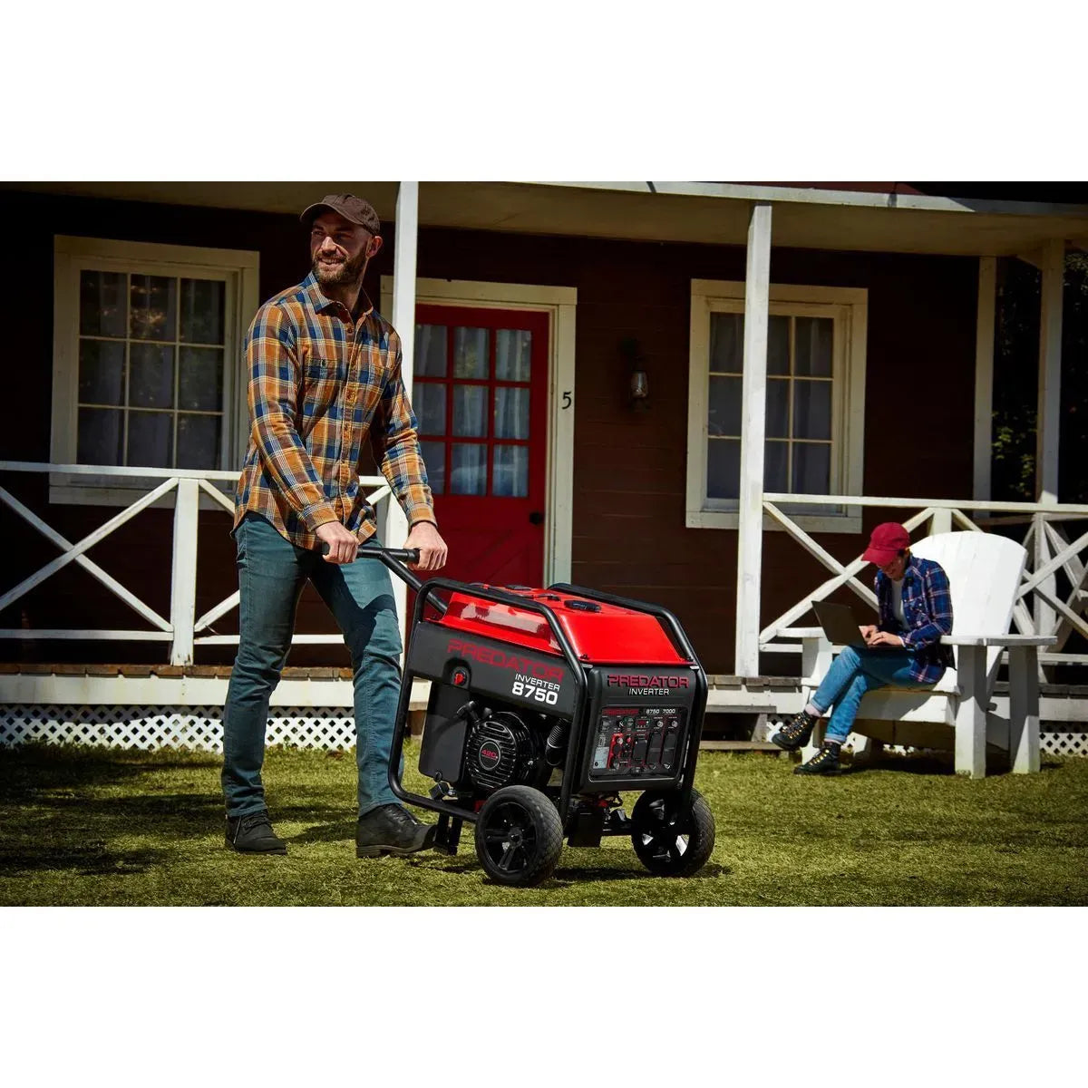 Predator 8750 Watt Open-Frame Inverter Generator With Co Secure Technology