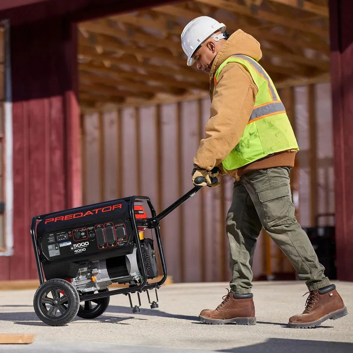 Predator 5000 Watt Gas-Powered Portable Generator With Co Secure Technology