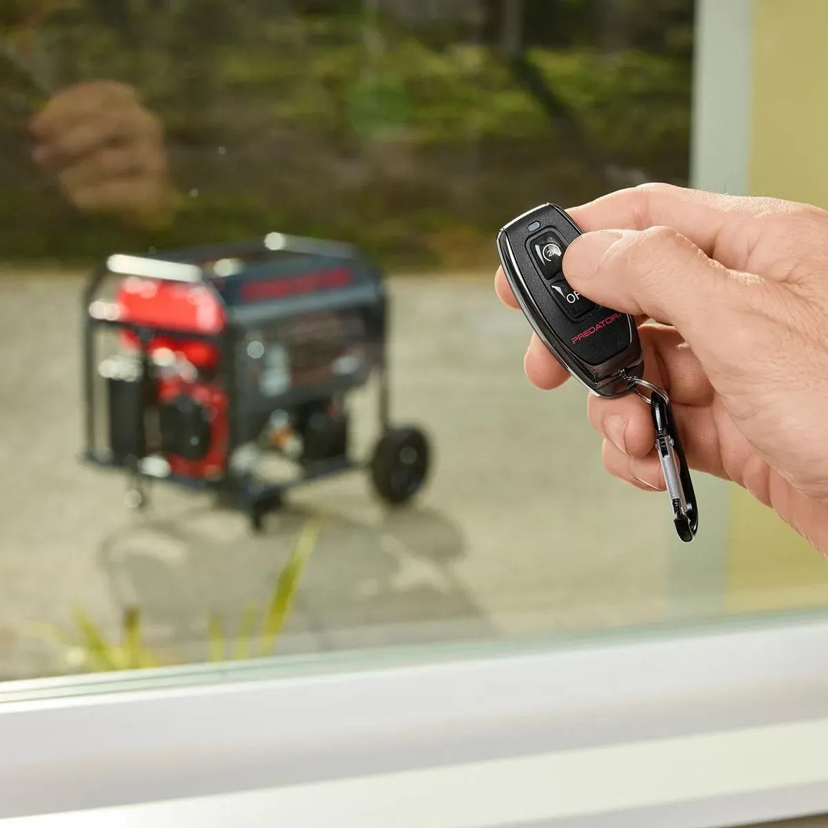 Predator 10,000 Watt Gas-Powered Portable Generator With Remote Start And Co Secure Technology