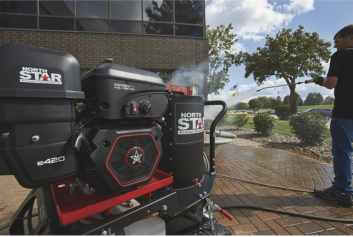 NorthStar 3000 PSI 4.0 GPM Gas Wet Steam & Hot Water Pressure Washer — Honda Engine