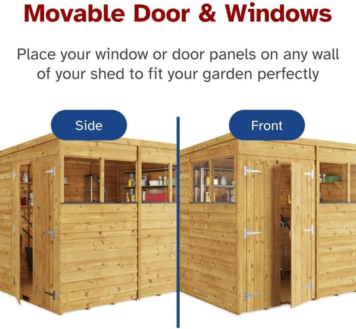 BillyOh Switch Tongue and Groove Pent Shed