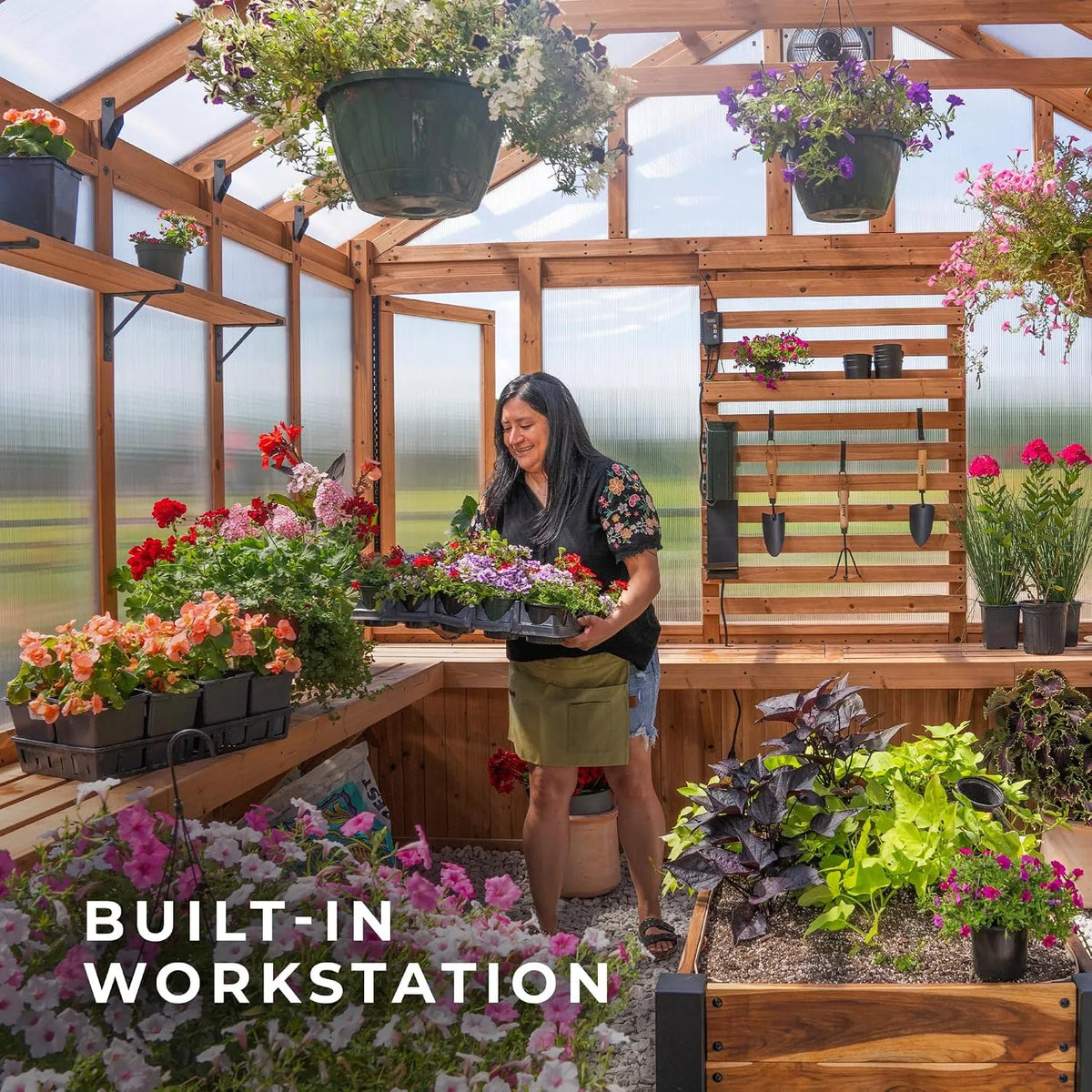 Backyard Discovery 13×11 Bellerose XL Greenhouse