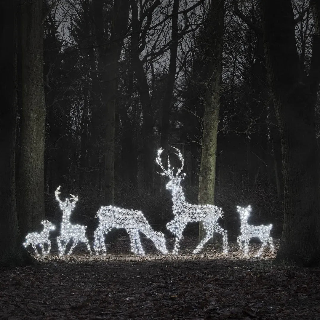 Dual LED Studley XL Light Up Reindeer Family