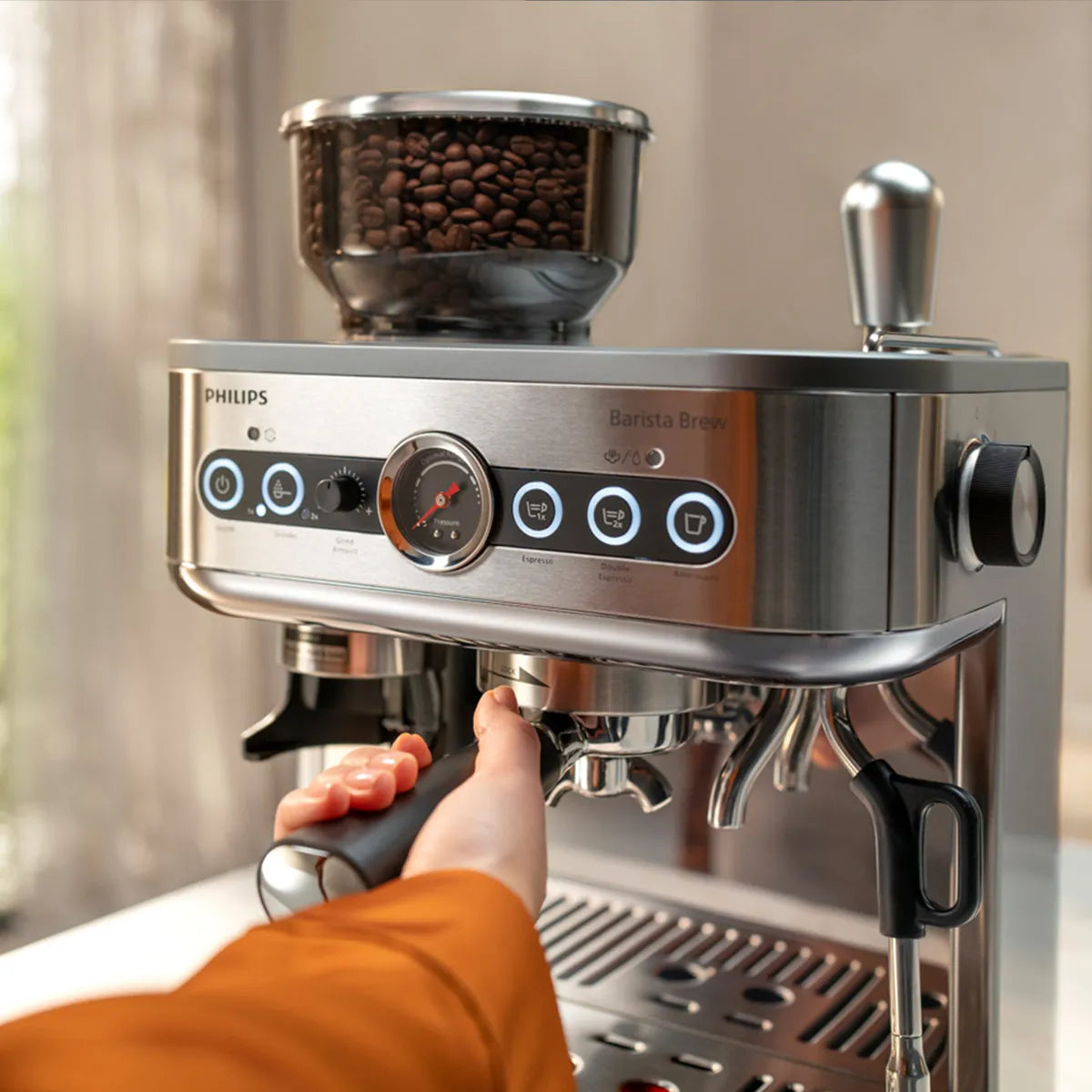 Philips Barista Brew Semi-Automatic Espresso Machine