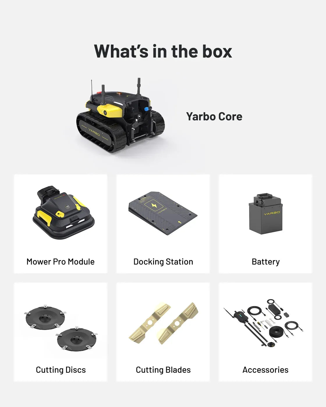 Yarbo Y40 Core with Lawn Mower Pro Module
