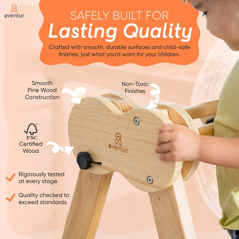 Avenlur 8 in 1 Chestnut | Foldable Jungle Gym