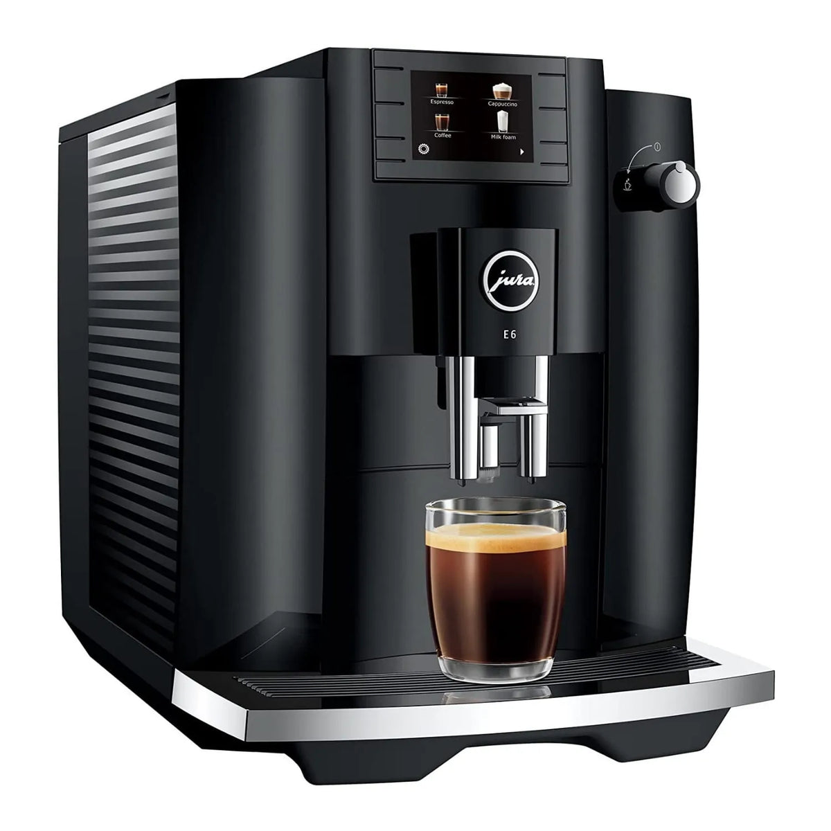 Jura 15622 E6 Automatic, Cost-Efficient Espresso Machine with Easy Cappuccino Function