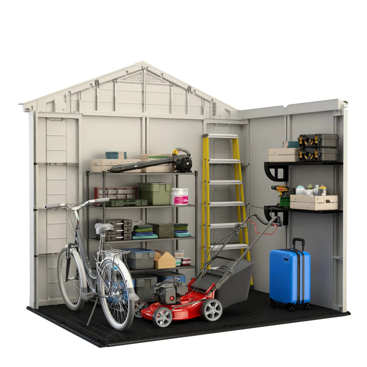 Keter Factor Shed 8x6ft – Brown