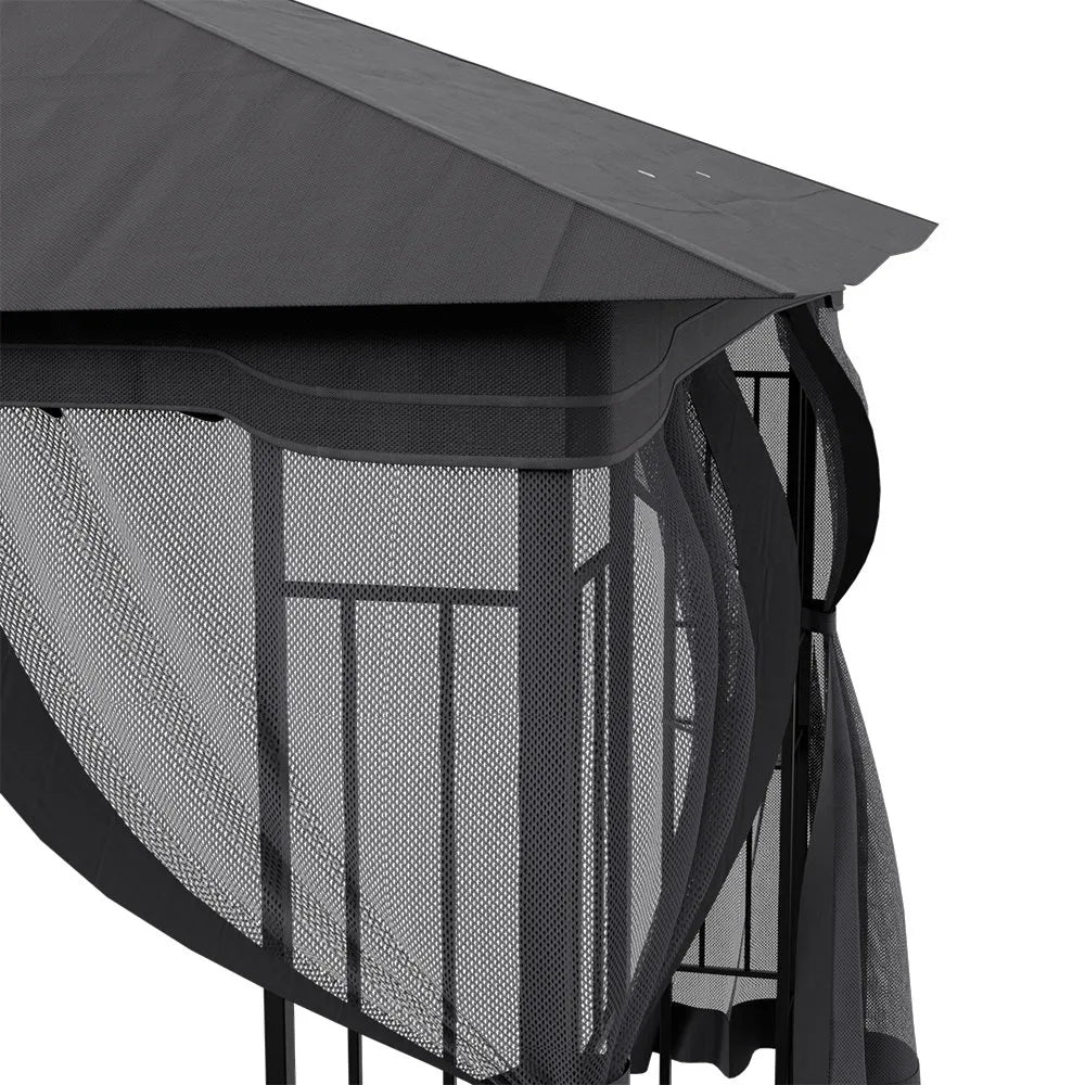 Carmelindo 2.8m x 3.9m x 2.9m Metal Pergola
