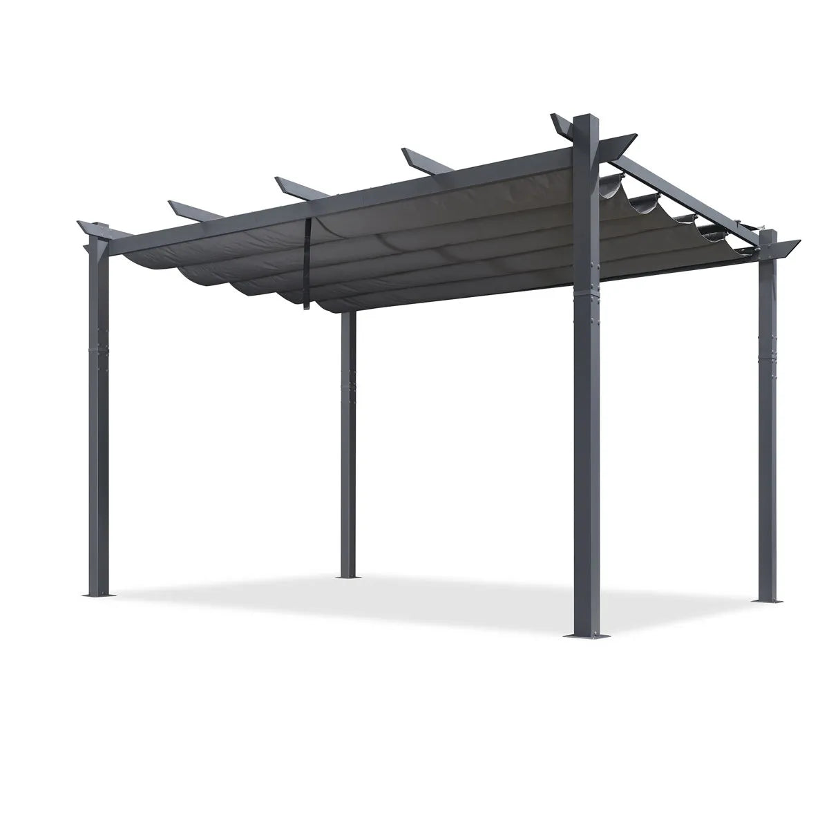 4m x 3m Aluminum Pergola Grey