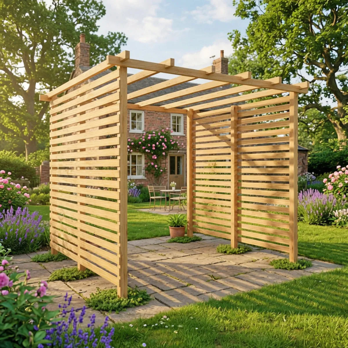 Ivy Garden Pergola with Sides