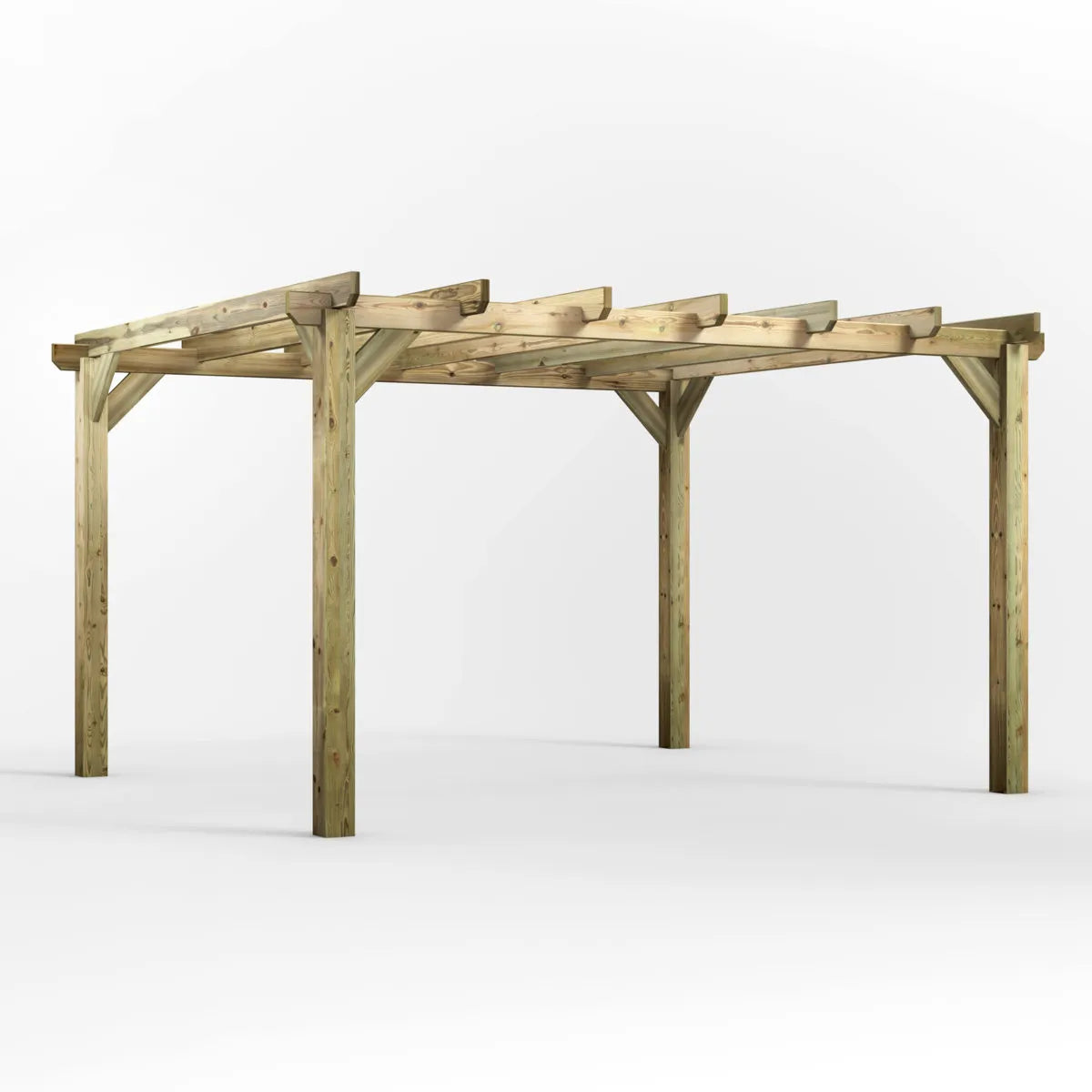 Powersheds 14 x 12ft Timber Pressure Treated Pergola