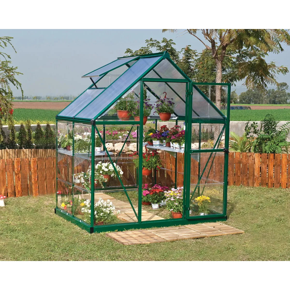 Hybrid 6 Ft W x 4 Ft D Greenhouse