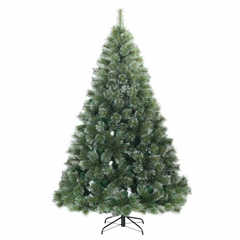 Artificial Christmas Tree with 300 LEDs Green PE, Size 7.87 ft