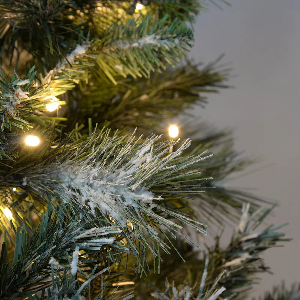 Lighted Artificial Spruce Christmas Tree
