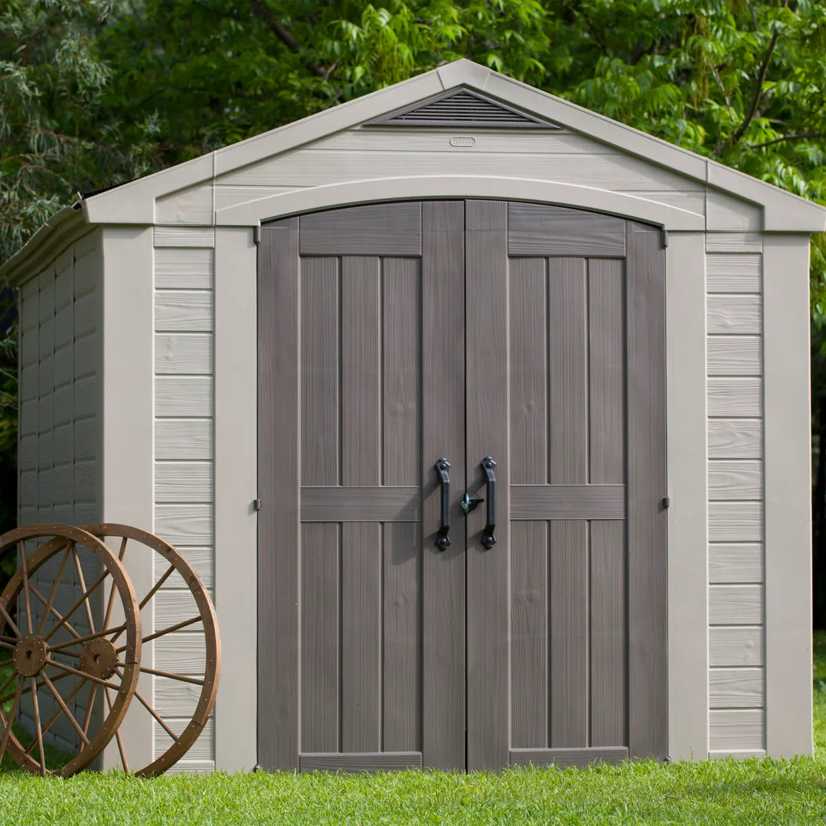 Keter Factor Shed 8x11ft – Brown
