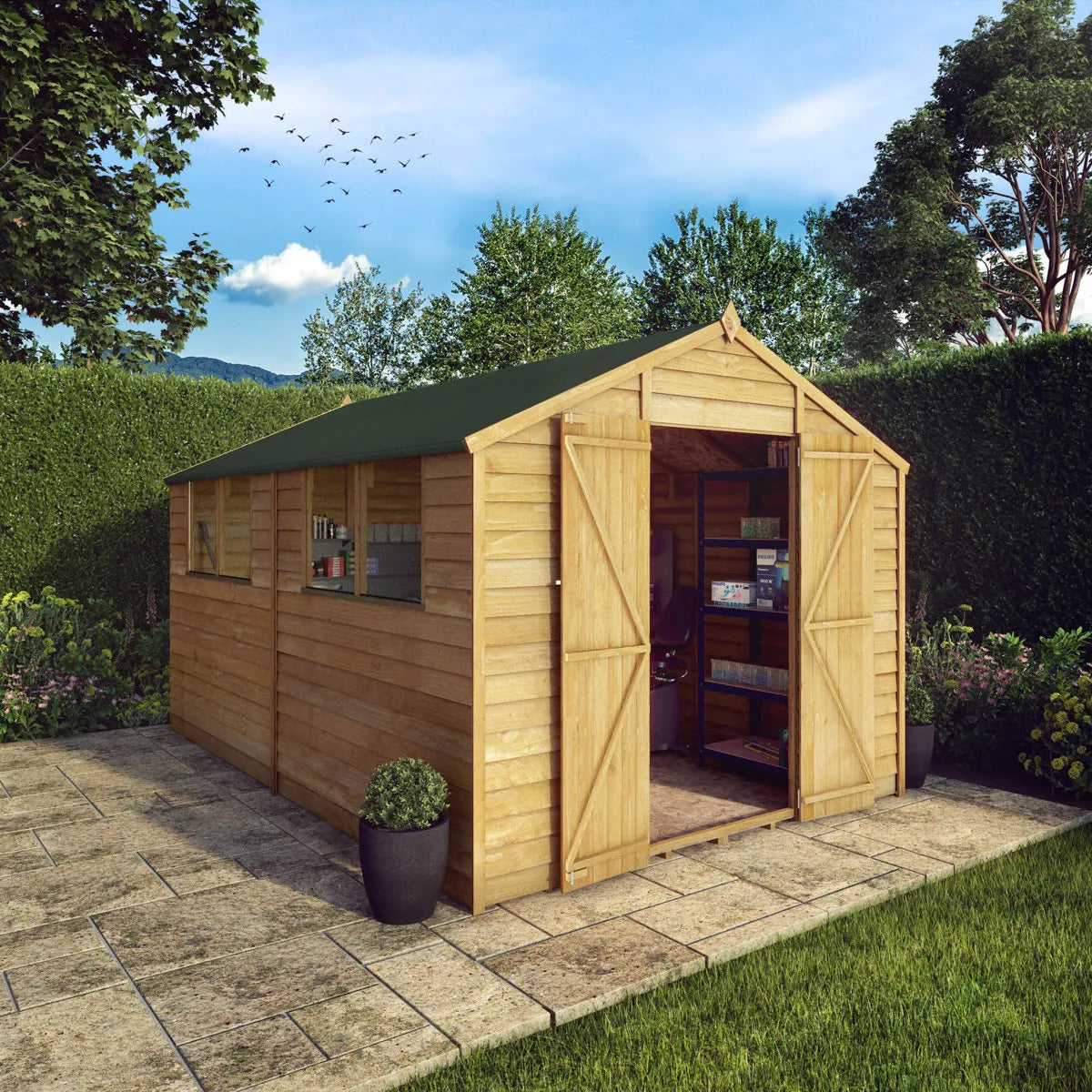 Mercia 12 x 8ft Overlap Apex Shed