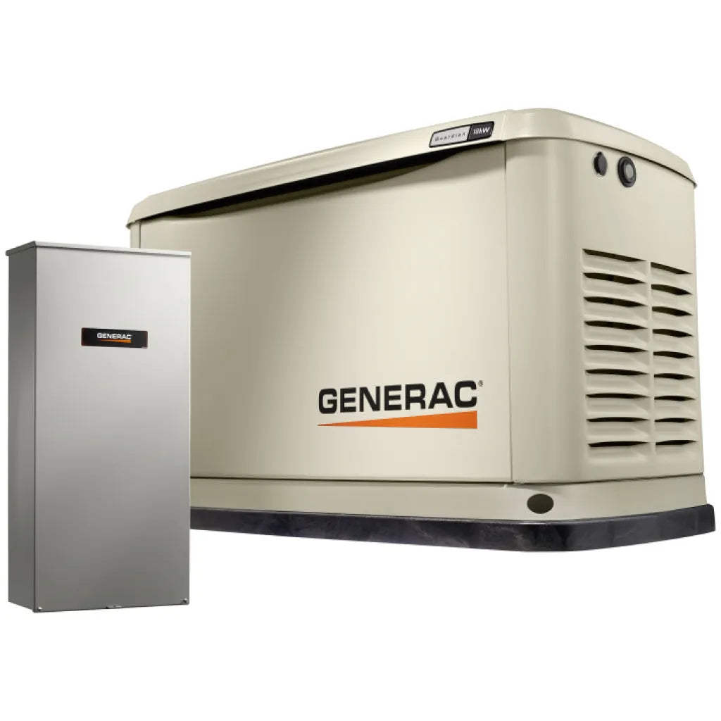 Safford Equipment GENERAC Guardian 18kW Home Standby Generator W/WiFi + 200ASE Transfer Switch