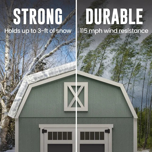 Heartland Silverton 12-ft x 16 ft Wood Outdoor Storage Shed