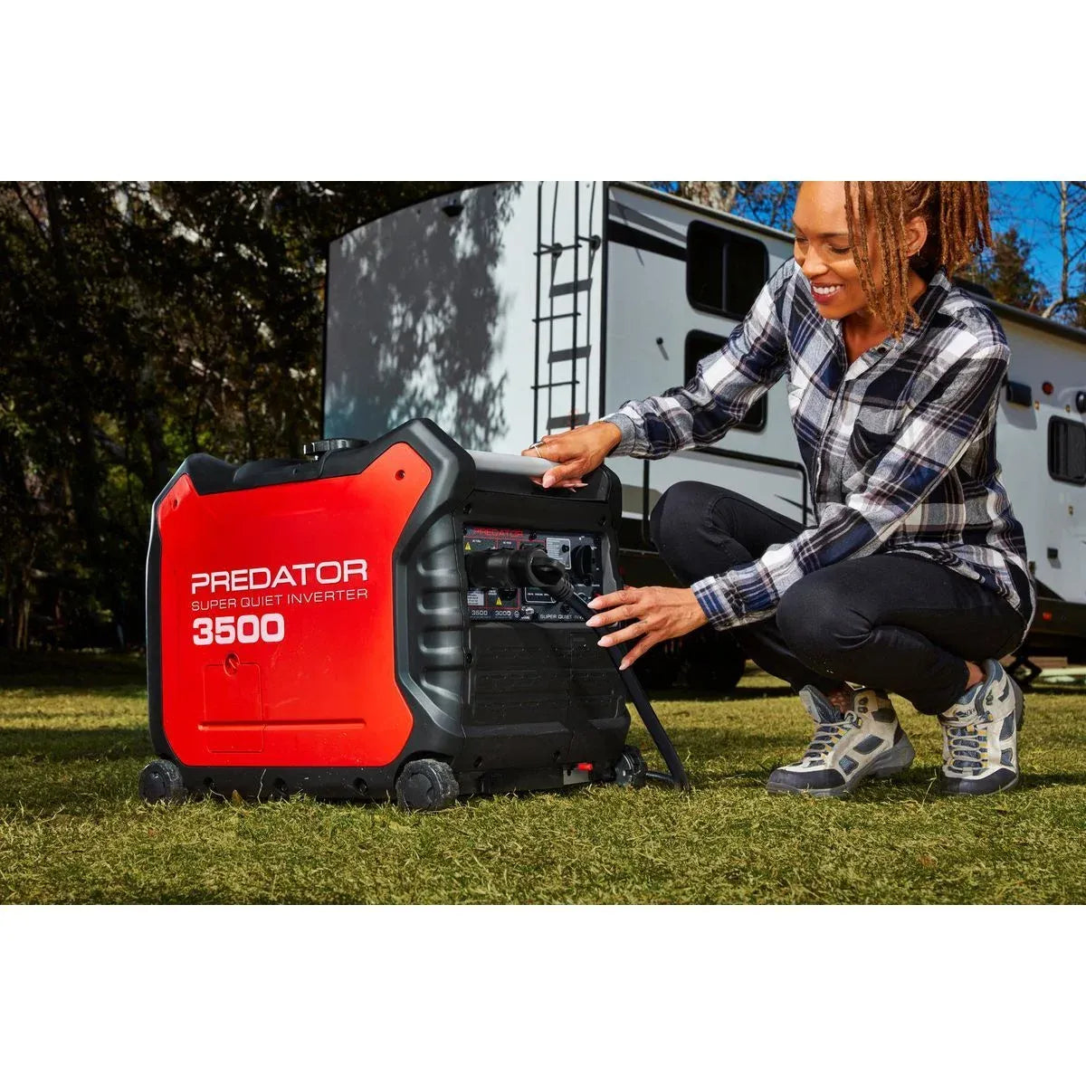 Predator 3500 Watt Super Quiet Inverter Generator With Co Secure Technology