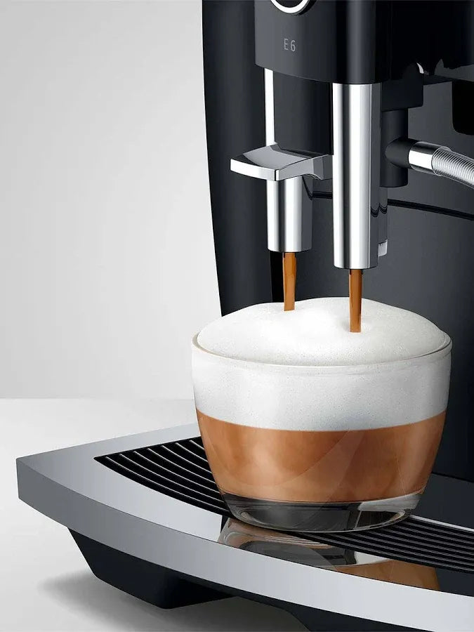 Jura 15622 E6 Automatic, Cost-Efficient Espresso Machine with Easy Cappuccino Function