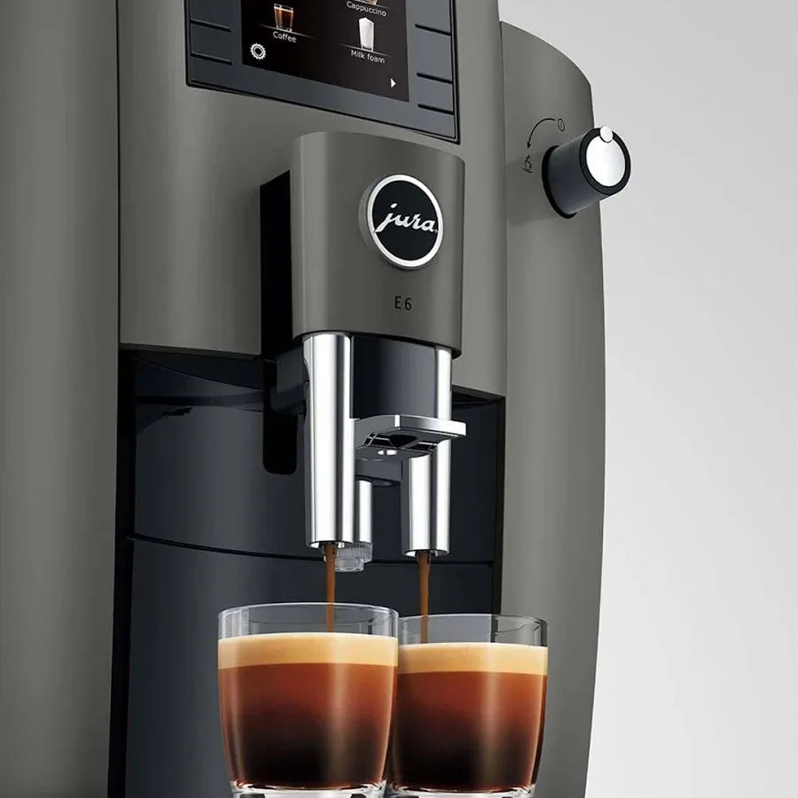 Jura 15622 E6 Automatic, Cost-Efficient Espresso Machine with Easy Cappuccino Function