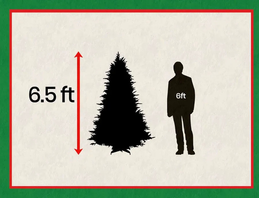 National Tree Newberry Spruce Christmas Tree – Size 6.5 ft