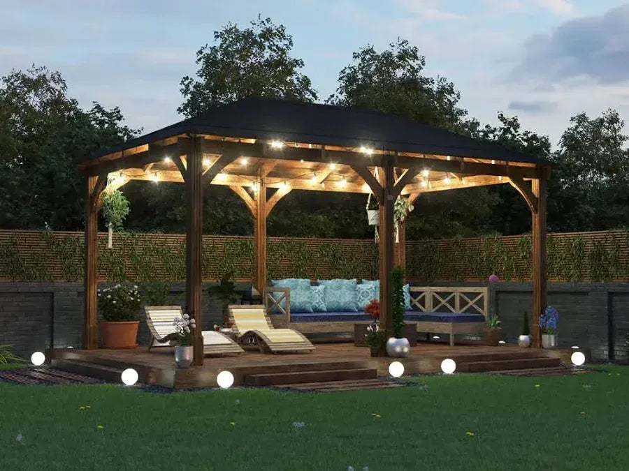Dunster House Leviathan Open Chunky Gazebo W5m x D3m