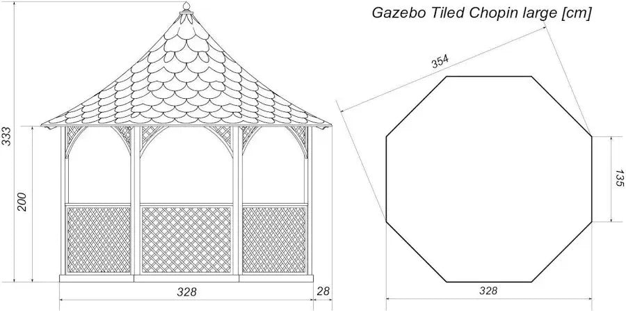 Jagram Chopin Large Gazebo
