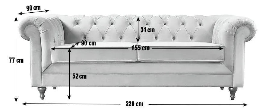 Habitat Chesterfield Seater Sofa