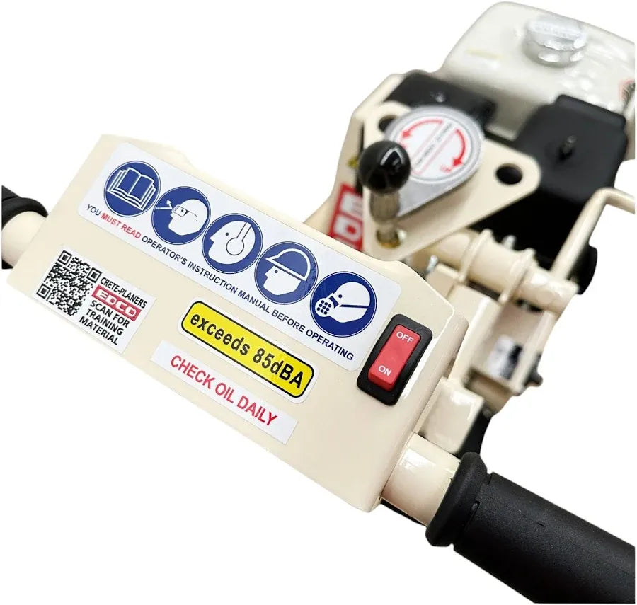 Edco 8 in. Walk Behind Crete Planer/Scarifier with Honda 9 HP Gas Engine
