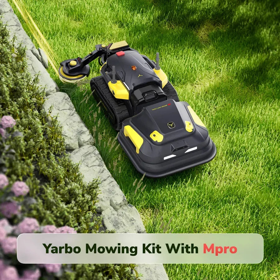 Yarbo Y40 Mower Pro & Trimmer Bundle High-Power Robotic Mowing and Edging for Complex Lawns