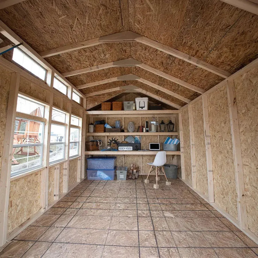 Installation Included Madison Wood Storage Shed