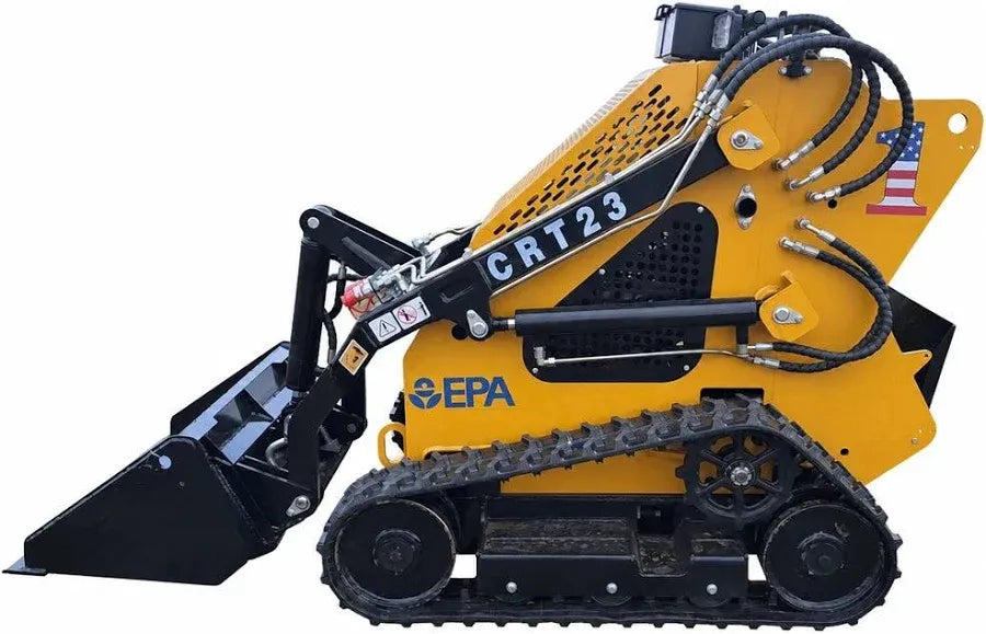 Skid steer machine full size, Mini excavator Gas Powered Crawler Stand