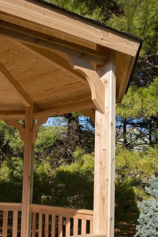 YardCraft 12 ft. Cedar Octagon Gazebo