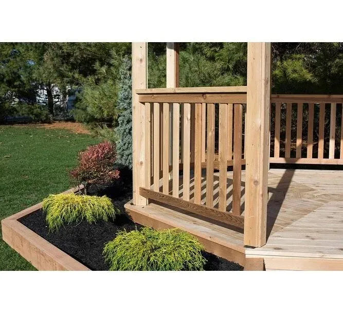 YardCraft 12 ft. Cedar Octagon Gazebo
