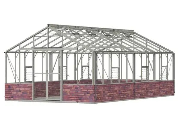 Robinsons Regal Pastel Sage 12ft7 x 22ft10 Greenhouse