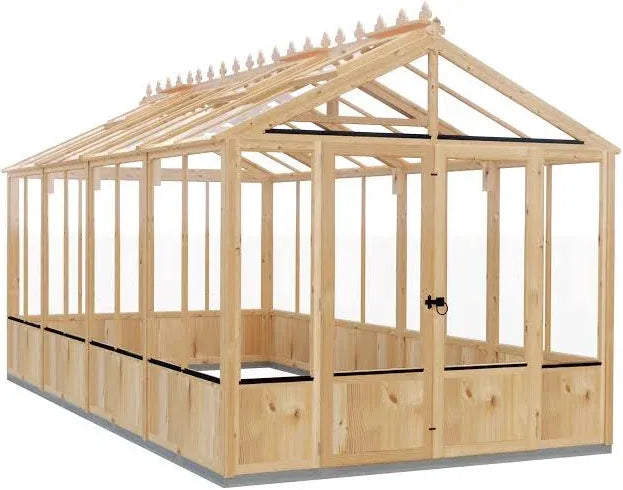 Shire Holkham 8×30 Timber Greenhouse