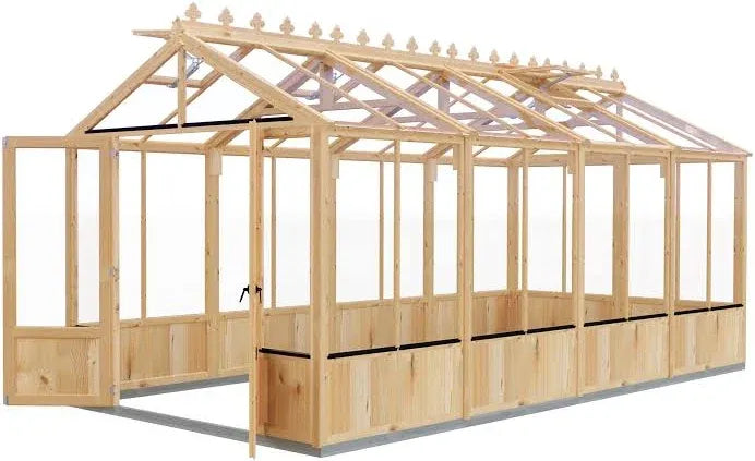 Shire Holkham 8×30 Timber Greenhouse