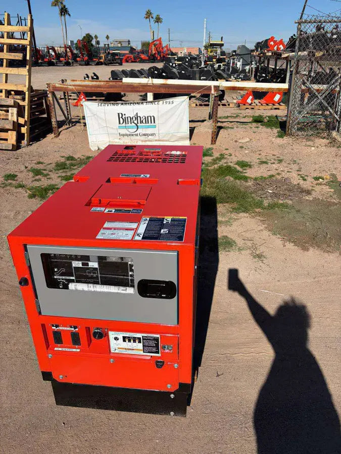 Kubota Lowboy Pro GL14000 Diesel Generator – 14 kW Standby, 12 kW Prime, Single-Phase, 120-240 Volt, Liquid-Cooled, Enclosed, Receptacles and Terminal