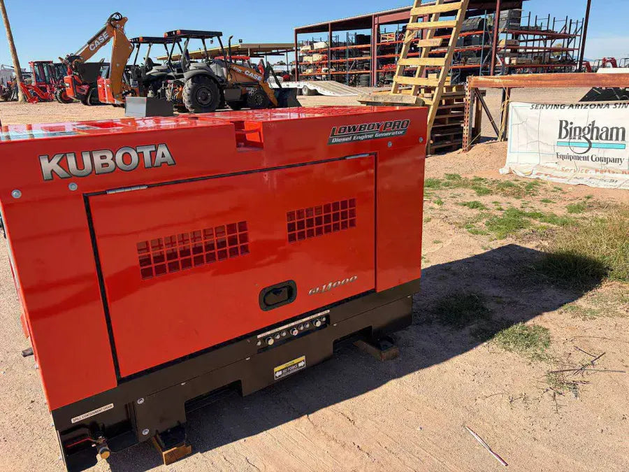 Kubota Lowboy Pro GL14000 Diesel Generator – 14 kW Standby, 12 kW Prime, Single-Phase, 120-240 Volt, Liquid-Cooled, Enclosed, Receptacles and Terminal